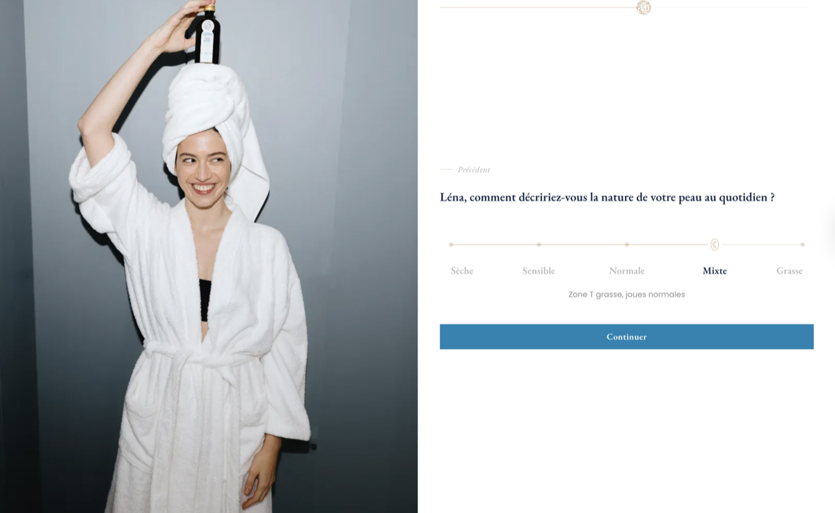 Exemple de diagnostic beauté Ask-it