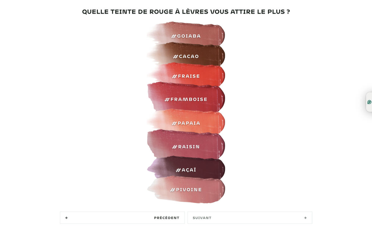 Exemple de diagnostic beauté Ask-it